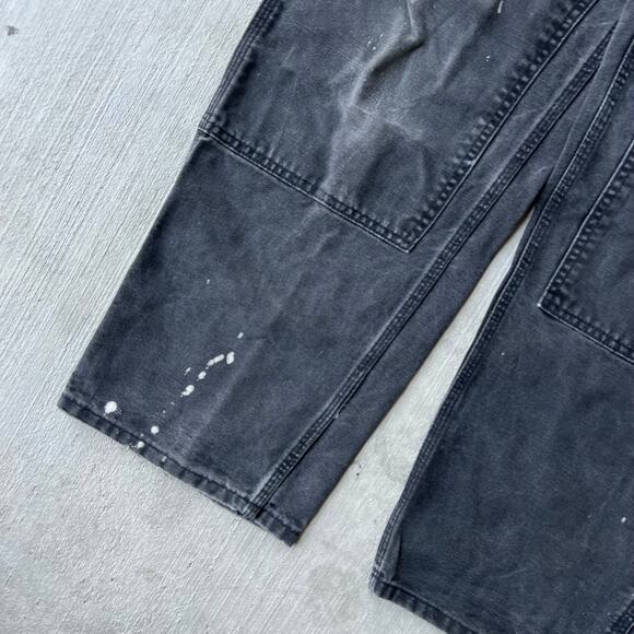 Vintage Y2K Carhartt black double knee work wear carpenter pants - Picture 3 of 10